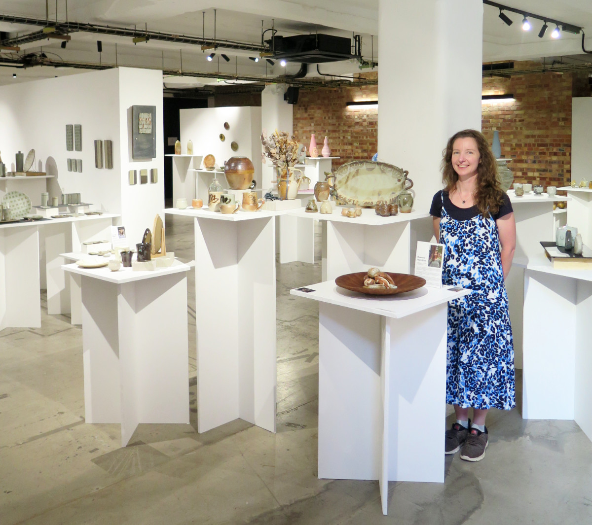 One of a series of pictures of pottery markets and exhibition displays